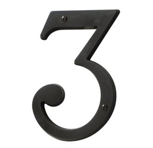 Baldwin 90673.402 Distressed Oil Rubbed Bronze House Number - 3