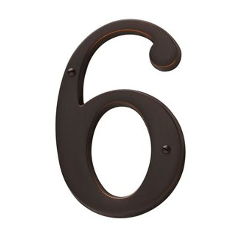 Baldwin 90676.112 Venetian Bronze House Number - 6