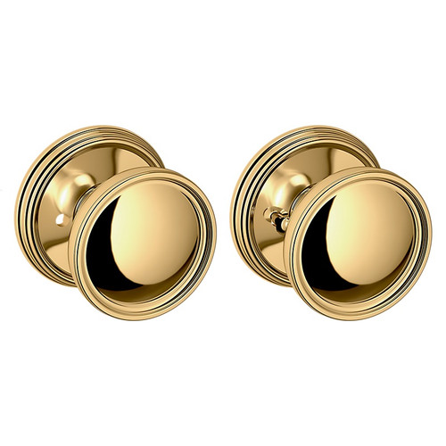 Baldwin K012003PRIV-PRE Lifetime Brass Privacy Knob with 5078 Rose