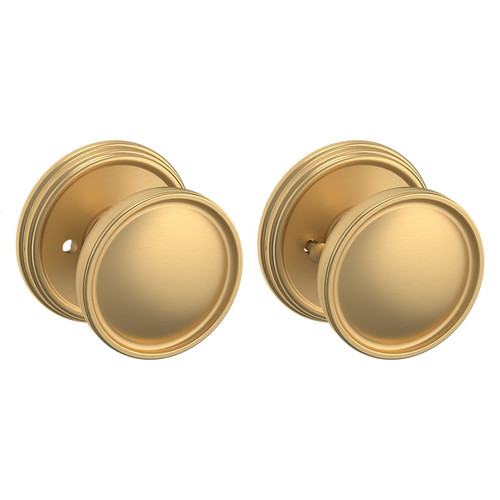 Baldwin K012033PRIV-PRE Vintage Brass Privacy Knob with 5078 Rose