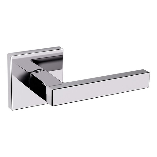 Baldwin L023260FD-PRE Polished Chrome Full Dummy Lever with R017 Rose