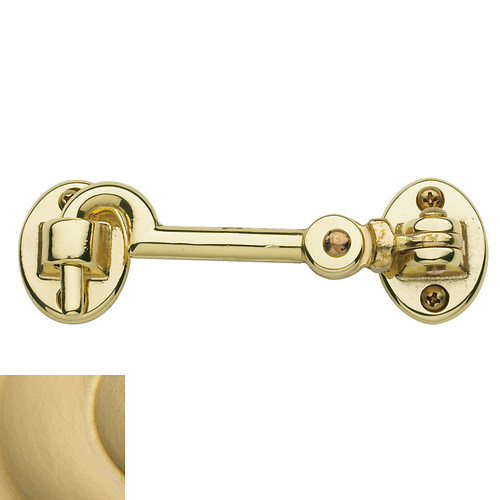 Baldwin 0951.044 Lifetime Satin Brass 3.5” Swivel Cabin Door Hook