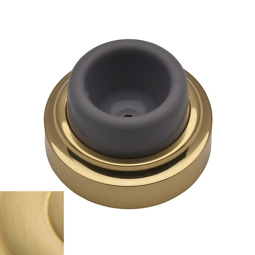 Baldwin 4273.044 Lifetime Satin Brass Concave Wall Bumper