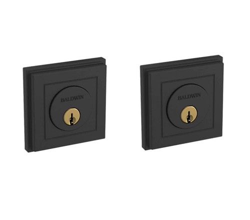 Baldwin 8261190 Satin Black Double Cylinder Hollywood Hills Deadbolt