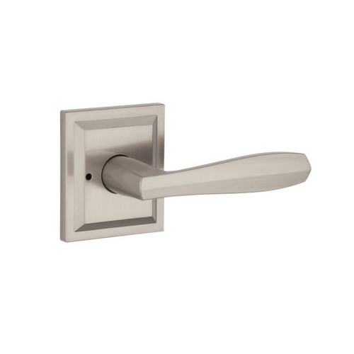 Baldwin Prestige 353TOLSLB15 Satin Nickel Privacy Torrey Pines w/ Square Rose