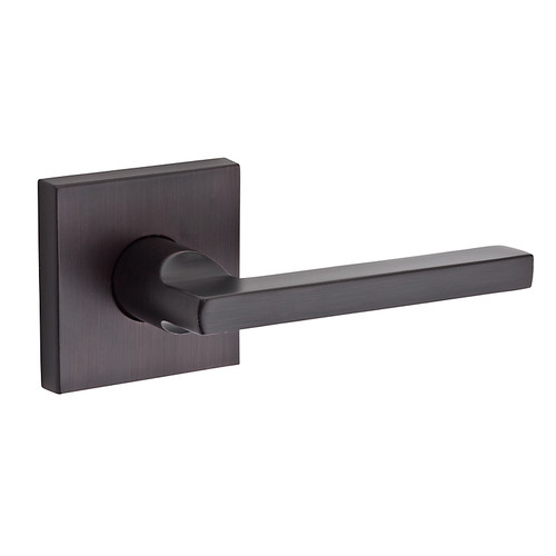 Baldwin Reserve FDSQUCSR112 Venetian Bronze Full Dummy Square Lever with Contemporary Square Rose