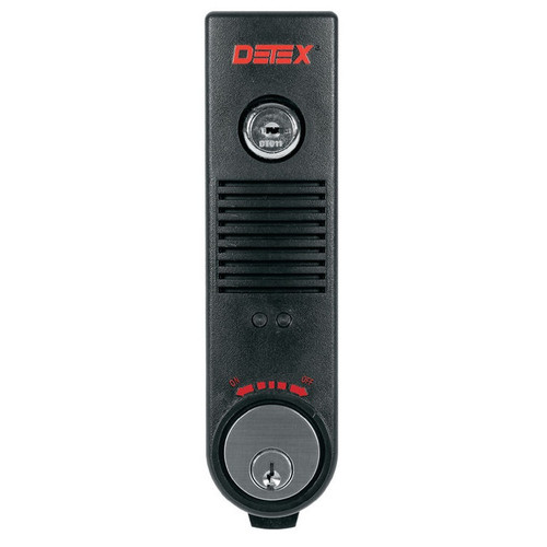 Detex EAX-300-BLACK Exit Alarm Battery Powered Surface Mount