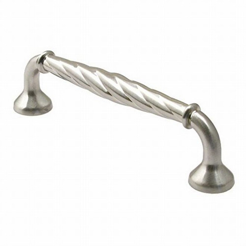 Rusticware 976SN 4" Center to Center Rope Cabinet Pull Satin Nickel Finish