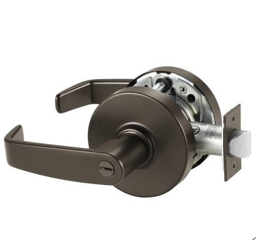 Sargent 10U65LL-10BE Dark Oxidized Satin Bronze - Equivalent Privacy 10-Line L-Lever with L-Rose