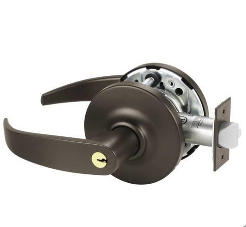 Sargent 10G05GP-10B Oxidized Satin Bronze - Oil Rubbed Keyed Entry 10-Line P-Lever with G-Rose