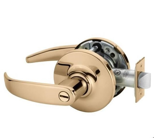 Sargent 10U65GP-9 Polished Bronze Privacy 10-Line P-Lever with G-Rose