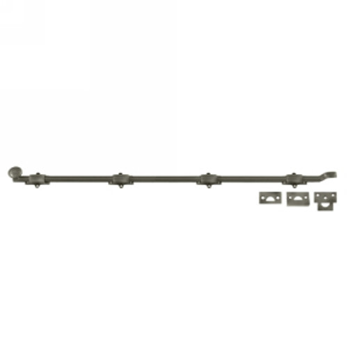 Deltana FPG4215A Antique Nickel 42" HD Offset Surface Bolt