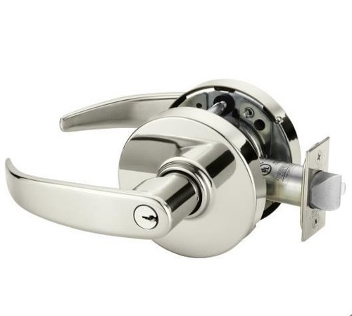 Sargent 10G05LP-WSP White Suede Powder Coat Keyed Entry 10-Line P-Lever with L-Rose