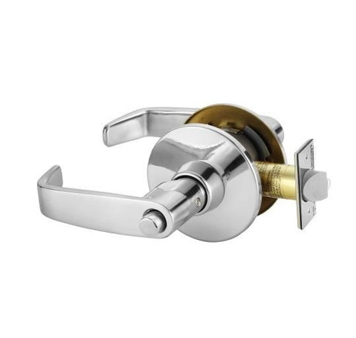 Sargent 11U65LL-26 Polished Chrome Privacy L-Lever with L-Rose