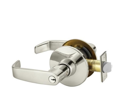 Sargent 11G24LL-14 Polished Nickel Entry L-Lever with L-Rose