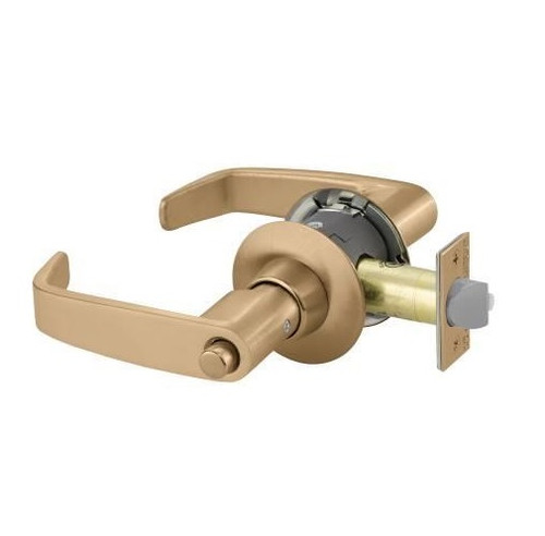 Sargent 11U65BL-10 Satin Bronze Privacy L-Lever with B-Rose