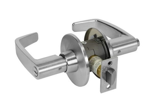 Sargent 11U65LL-26D Satin Chrome Privacy L-Lever with L-Rose