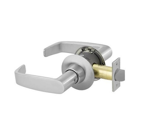 Sargent 11U15BL-WSP White Suede Powder Coat Passage L-Lever with B-Rose