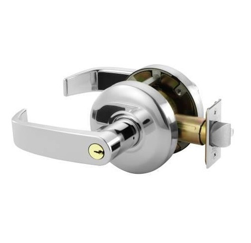 Sargent 65G05KL-26 Polished Chrome Keyed Entry 6500-Line L-Lever with K-Rose