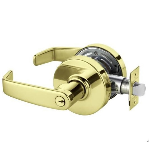 Sargent 7G04LL-3 Polished Brass Storeroom Entry L-Lever with L-Rose