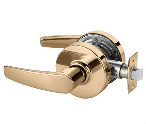 Sargent 7U15LB-9 Polished Bronze Passage B-Lever with L-Rose