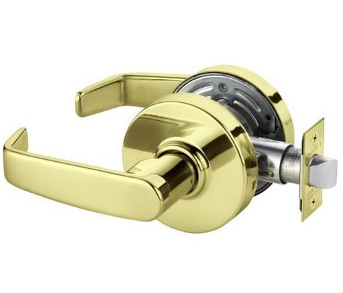 Sargent 7U15LL-3 Polished Brass Passage L-Lever with L-Rose