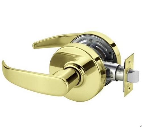 Sargent 7U15LP-3 Polished Brass Passage P-Lever with L-Rose