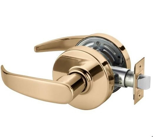 Sargent 7U15LP-9 Polished Bronze Passage P-Lever with L-Rose