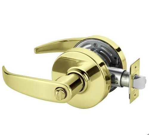 Sargent 7U65LP-3 Polished Brass Privacy P-Lever with L-Rose