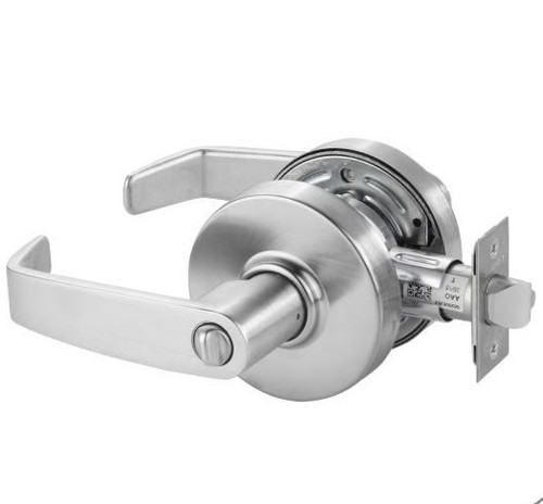 Sargent 7U65LL-26D Satin Chrome Privacy L-Lever with L-Rose