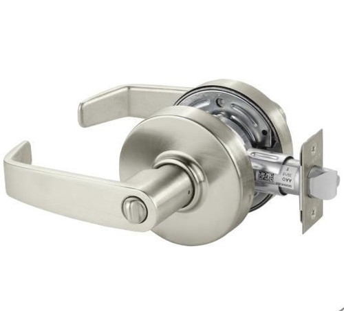 Sargent 7U65LL-15 Satin Nickel Privacy L-Lever with L-Rose