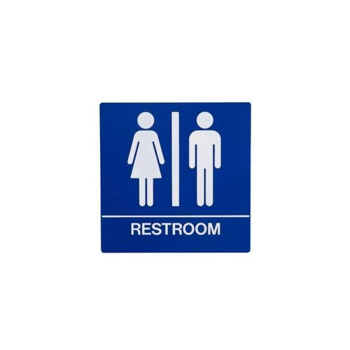 Trimco 509 Unisex Restroom Sign