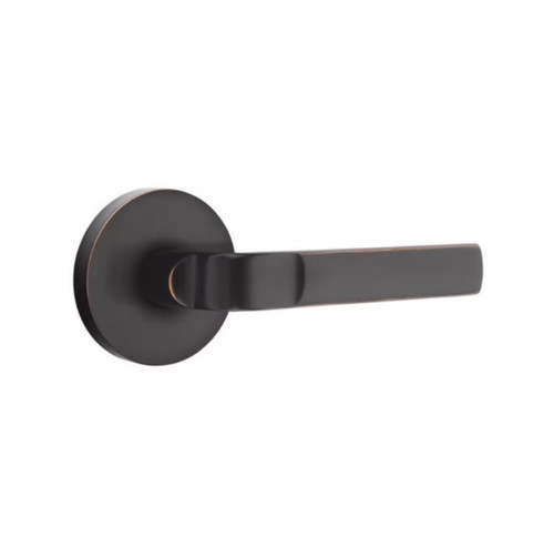 Emtek AST-US10B-PASS Oil Rubbed Bronze Aston Passage Lever with Your Choice of Rosette