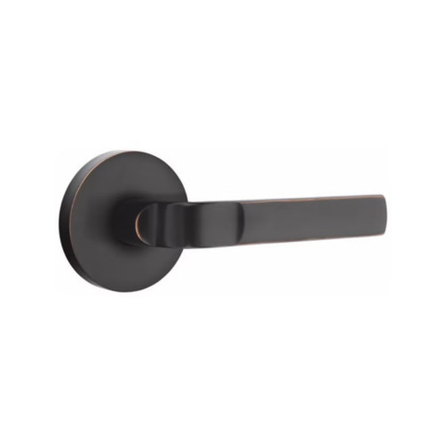 Emtek AST-US10B-PRIV Oil Rubbed Bronze Aston Privacy Lever with Your Choice of Rosette