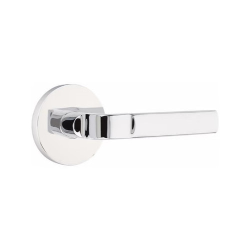 Emtek AST-US26-PRIV Polished Chrome Aston Privacy Lever with Your Choice of Rosette