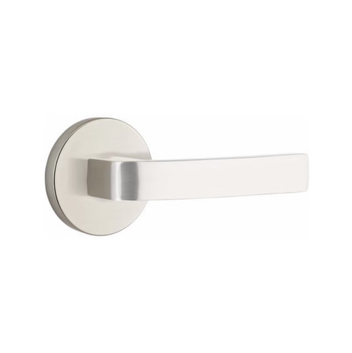 Emtek BRL-US15-PASS Satin Nickel Breslin Passage Lever with Your Choice of Rosette