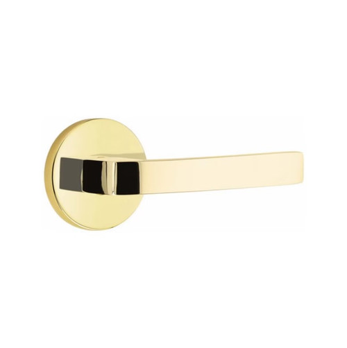 Emtek BRL-US3NL-PHD Unlacquered Brass Breslin Pair Half Dummy Levers with Your Choice of Rosette