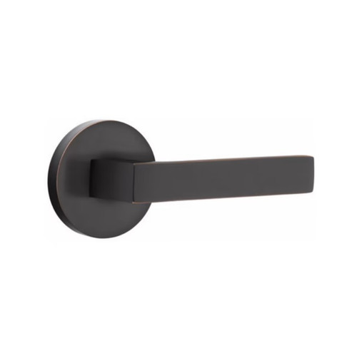 Emtek DT-US10B-PASS Oil Rubbed Bronze Dumont Passage Lever with Your Choice of Rosette