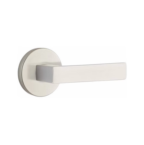 Emtek DT-US15-PRIV Satin Nickel Dumont Privacy Lever with Your Choice of Rosette