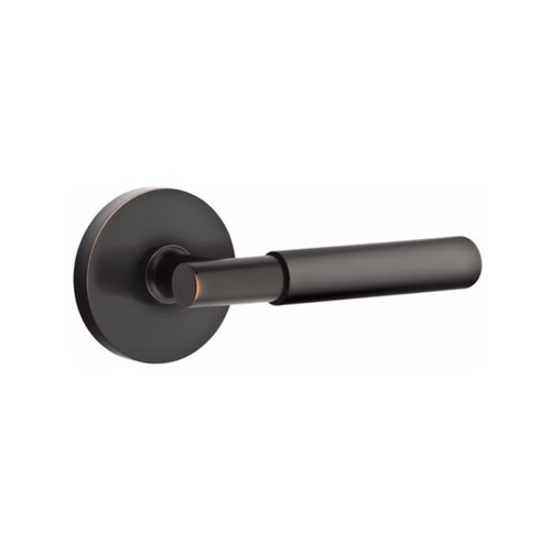 Emtek MYL-US10B-PASS Oil Rubbed Bronze Myles Passage Lever with Your Choice of Rosette