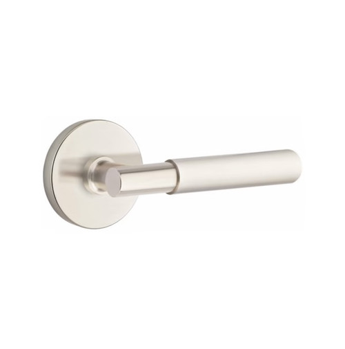 Emtek MYL-US15-PRIV Satin Nickel Myles Privacy Lever with Your Choice of Rosette