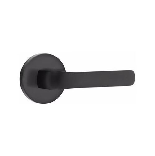 Emtek SPN-US19-PRIV Flat Black Spencer Privacy Lever with Your Choice of Rosette