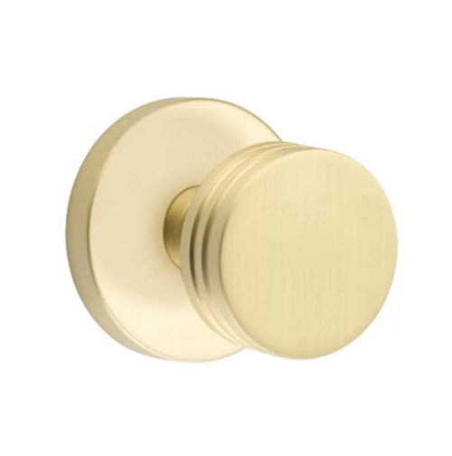 Emtek BN-US4-PRIV Satin Brass Bern Privacy Knob with Your Choice of Rosette