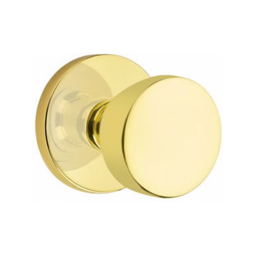 Emtek LAU-US3NL-PASS Unlacquered Brass Laurent Passage Knob with Your Choice of Rosette