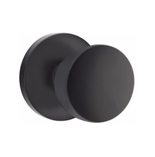 Emtek LAU-US19-PHD Flat Black Laurent Pair Half Dummy Knobs with Your Choice of Rosette