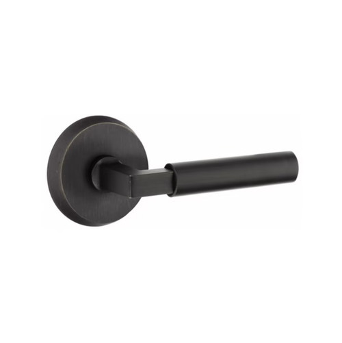 Emtek BR-MB-PASS Medium Bronze Bryce Passage Lever with Your Choice of Rosette