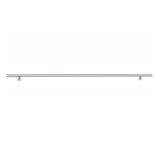 Emtek 86190SS Round Profile 72" Overall Long Door Pull Brushed Stainless Steel Finish