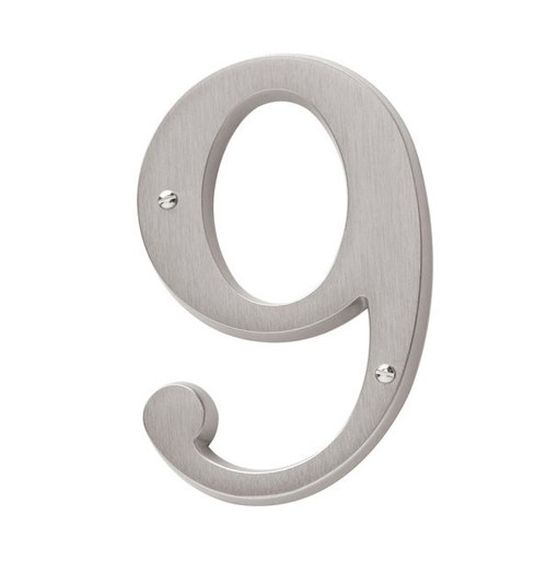 Baldwin 90679.076 Lifetime Graphite Nickel House Number - 9