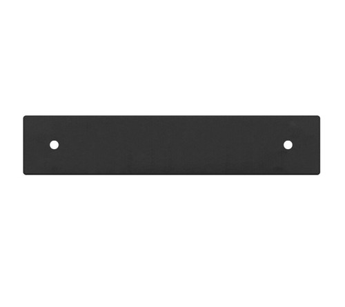 Baldwin 4926190 4" Center to Center Contemporary Back Plate Satin Black Finish