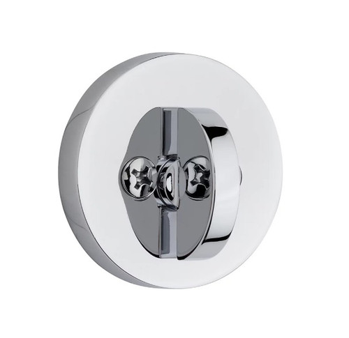 Baldwin Reserve PTCRD260 Polished Chrome Patio One-Sided Contemporary Round Deadbolt
